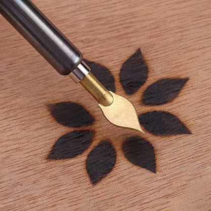 Yoption 28 Pieces Wood Burning Tips, Letter Wood Burning Tool Uppercase Alphabet Branding and Personalization Set for Wood and Other Surfaces by Wooden Letters for Carving Craft Wood DIY - Image 7
