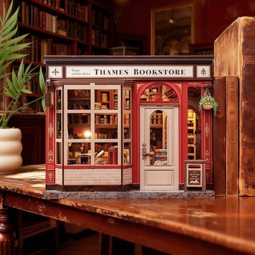 Fsolis Book Nook Kit - 3D Wooden Puzzles for Adults - Image 4