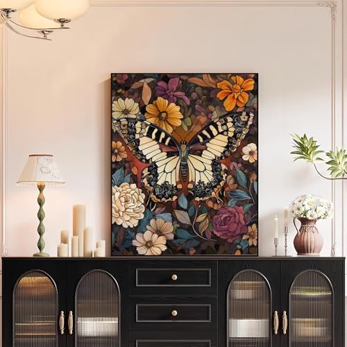 XTCIXAL Paint by Numbers Kit for Adults, Butterfly, 16X20 Inch - Image 3