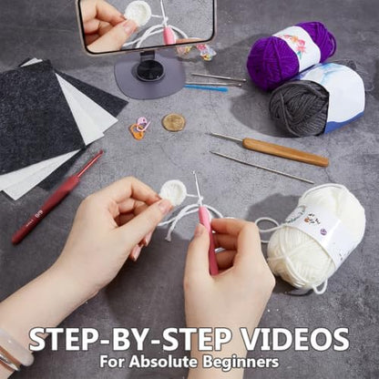 ORIGACH 3 Set Halloween Bat Crochet Kit for Beginners - Image 4