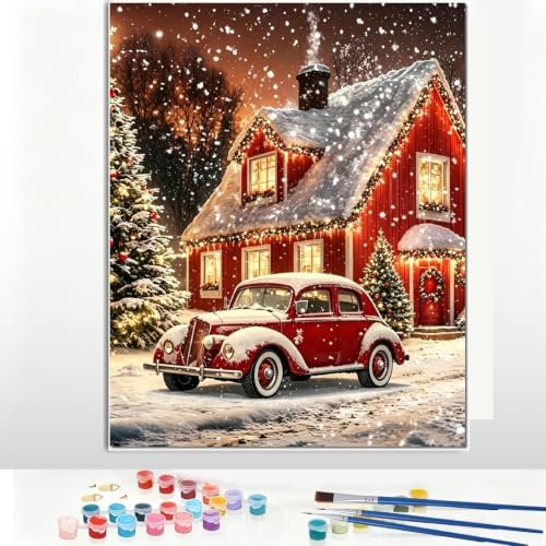 Pxzcrypha Christmas Paint by Numbers Kit for Adults 16X20inch by Unknown