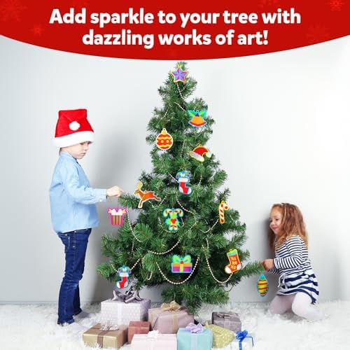 Skillmatics Foil Fun Christmas Ornaments, Foil Art, Gifts for Boys & Girls - Image 5