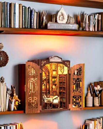 Fsolis Book Nook Kit - Booknook Bookstore (Bookshop Memory) - Image 4