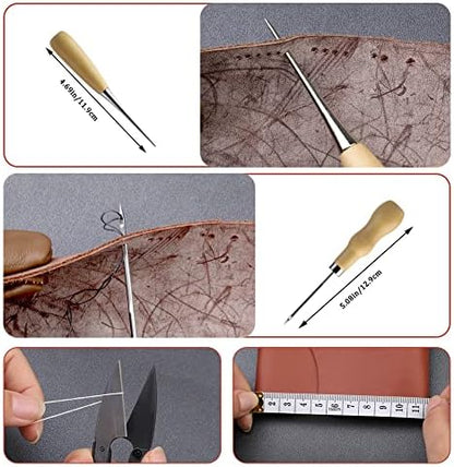 Sewing Kit for Adults, 38 Pcs Heavy Duty Sewing Kit with Upholstery Needles - Image 5