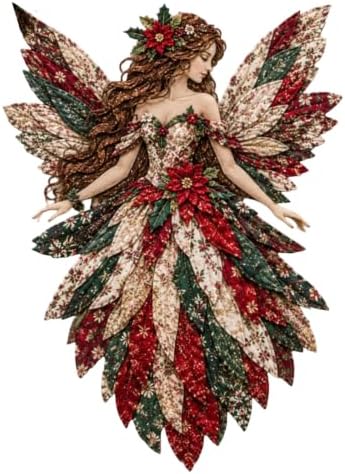 WGOHNUAHA Fairy Patchwork DIY Kit, DIY Flower Fairies Patchwork Sewing Kit by Unknown