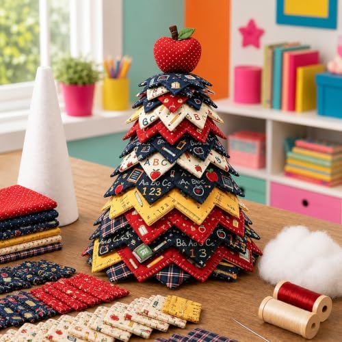 Daily Partner Americana Christmas Tree Quilt Kit by DailyPartner