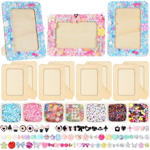 Thyle 4 Pack Mosaic DIY Picture Frame Kit for 4 X 6 Inch Photo by Thyle