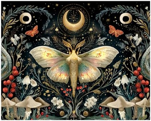 Reivworl Butterfly Paint by Numbers Kit for Adults, Butterfly Paint by Number for Adults, Painting by Number Kits for Gifts and Wall Decor 16x20Inch by Reivworl