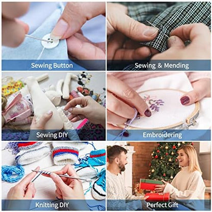 Sewing Kit for Adults,Marcoon Needle and Thread Kit with Sewing Supplies and Accessories Contains Scissors, Measure Tape,Seam Ripper,Suitable for Home, Travel, Beginner, Emergency - Image 7