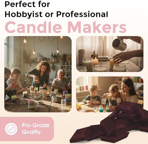Pale Pink Candle Dye Chips, Soy & Paraffin Candle Making, 50 Pack - Image 7