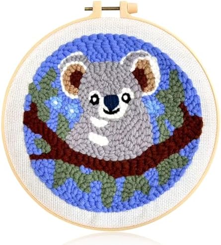 FSSODWT Punch Needle Kit for Beginners Koala by FSSODWT