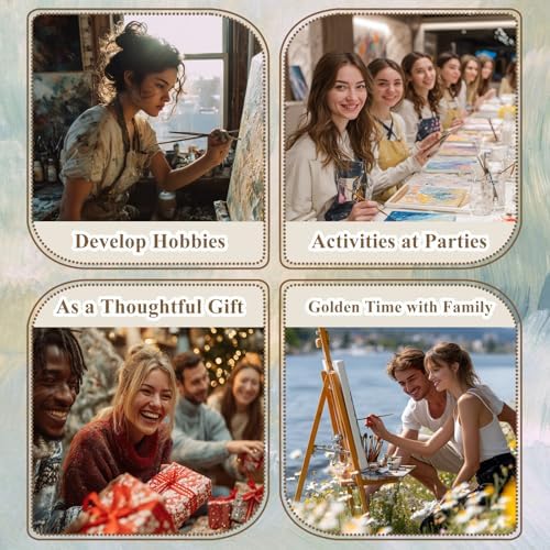 Paint by Numbers Flowers, Wildflowers Paint by Numbers for Adults 16x20 in - Image 7
