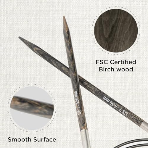 KnitPro Dreamz Fixed Circular Needles 40" (100cm) | US Size 7 (4.5mm) - Image 2