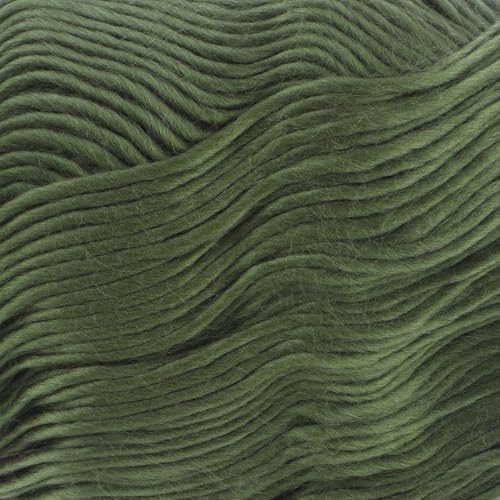 Loops & Threads Facets Yarn - Yarn for Knitting, Crochet, Weaving, and Arts & Crafts - Green, Acrylic, 3.5 oz - Image 2