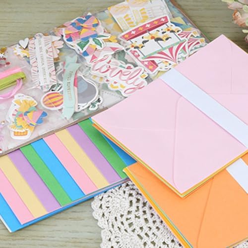 Card Making Kits Card Making Kits for Adults 15PCS Paper Colorful Handmade Greeting DIY Material Set for Birthday Invitation, Thanksgiving, Christmas,Holiday - Image 5