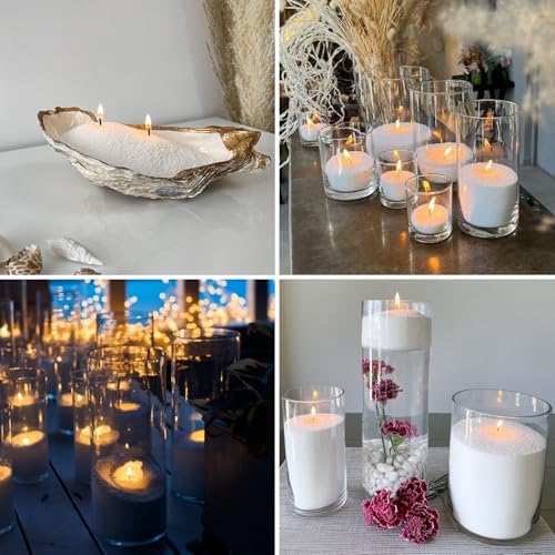 10LB Natural Pearled Candle Making Kit with 100 Cotton Wicks, Reusable and Refillable Pearled Candles for DIY Sand Candle Making - Image 3