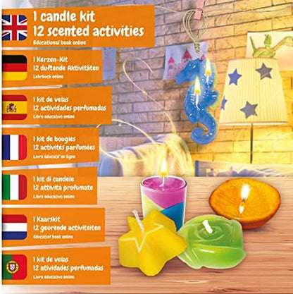 Science4you Candle Kit for Kids - Make Your Own Candles with This Unique Candle Making Kit for Children with 12 Science Experiments for Kids Age 8+ - Image 2