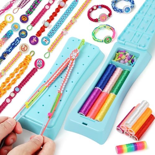 Friendship Bracelet Making Kit for Girls - Arts Crafts for Kids String by QXHOL