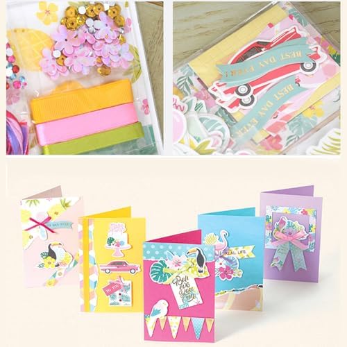 Huralona Greeting Card Making Supplies Envelope Kit Gift Anniversary Craft - Image 3