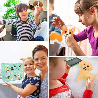CiyvoLyeen Puppy Sewing Kit for Kids –Fun Plush Toy Sewing for Girls & Boys – DIY Felt Craft Gift Set Ages 7 8 9 10 11 12 - Image 5