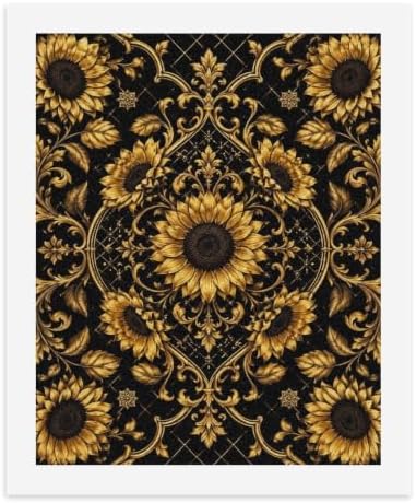 Bozfoxa Paint by Numbers Kit for Adults Beginner Golden Sunflower - Image 2