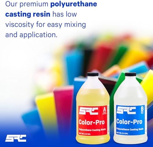 SRC Color-Pro 1 Gallon, Semi-Clear Polyurethane Casting Resin - Image 4