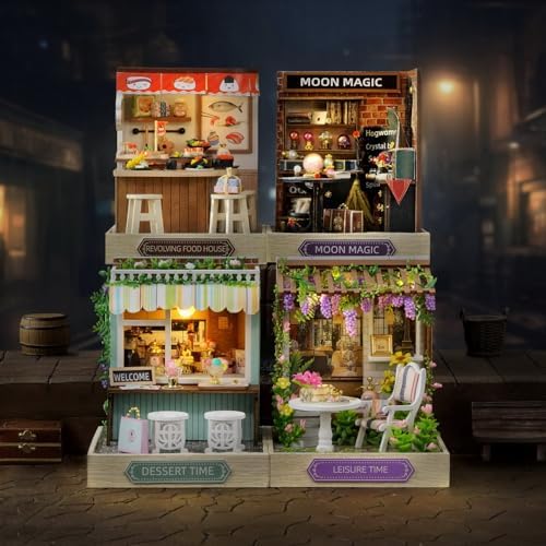 CUTEROOM DIY Doll Room Miniature Furniture Wooden House Kit-Lesure Time - Image 6