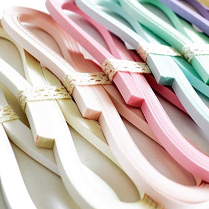 JUYA Quilling Strips Set 1280 Strips 32 Colors TANT Paper 1.5mm/0.06in - Image 2