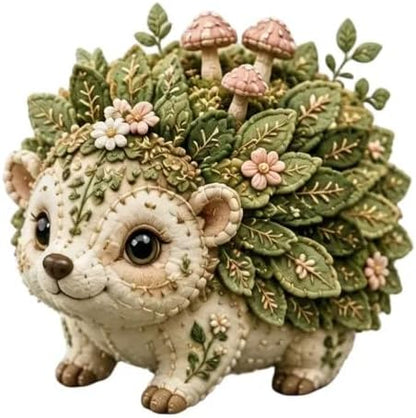 Forest DIY Patchwork Kit, DIY Fabric Animal Craft Kit, Forest Guardians Sewing Kit with Fabric & Accessories, Doll Making Set, Handmade Decor Ornament Gift for Craft Lovers (Hedgehog) by Unknown