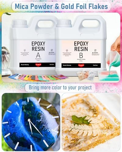 Smallbudi 80 Oz Crystal Clear Epoxy Resin Kit, Casting Resin for Beginners - Image 4