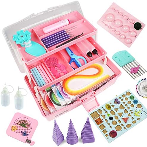 IMISNO DIY Quilling Kit with Paper Crimper, Tools&Strips for Beginners by IMISNO