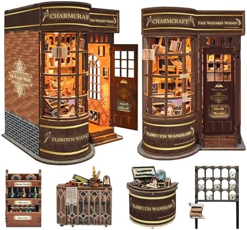 DIY Book Nook Kit for Adults 3D Wooden Puzzle Magic Booknook by STRUCWOOD
