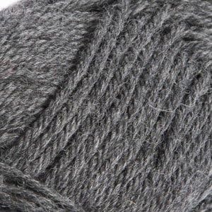 Knit Picks Wool of The Andes Yarn Pack - 10 Skeins of Gray 100% Wool Worsted Weight Yarn (Cobblestone Heather)