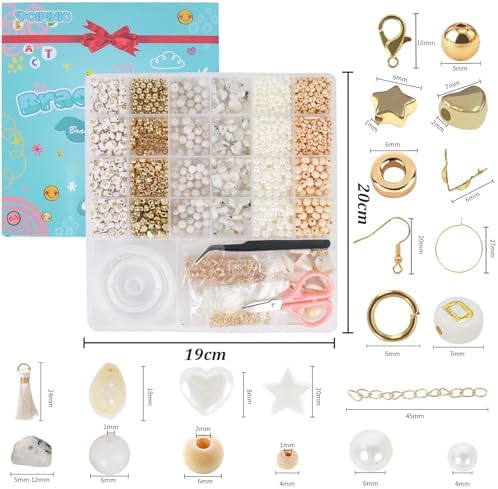 Jewelry Making Supplies Kit, Bracelet Making Kit, Natural Stone Beads - Image 3