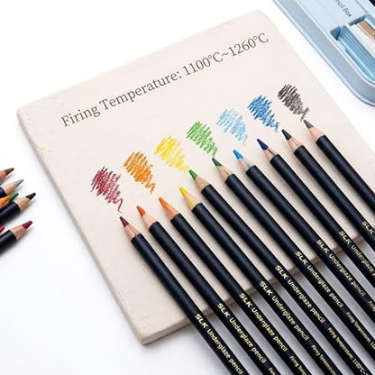 Pottaelion 12-Color Underglaze Pencils for Pottery, Cone 03-10 - Image 5