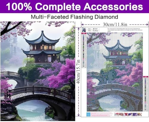 Diamond Art Kits for Adults,Mount Fuji Diamond Art Painting Kits for Adults - Image 4