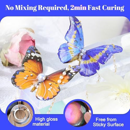 Bsrezn 1000g UV Resin Bulk, Clear UV Epoxy Resin Cure for Jewelry Making - Image 6