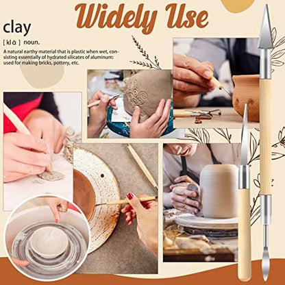 JETMORE 35 Pcs Clay Sculpting Tool Kit, Clay Cutters, Pottery Tools for DIY - Image 5