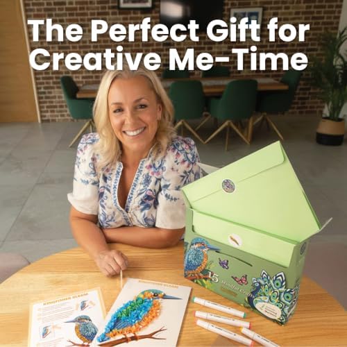 Craftikit Adult Paper Craft Kit for Women, 15 Bird & Butterfly Projects - Image 3