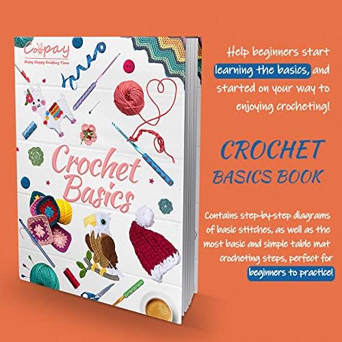 Coopay Crochet Kit Beginners Crochet Starter Kit with 15 Colors Yarn, 71PCS Crochet Beginners Set Crochet Kit for Adults, Cat Canvas Tote Bag Full Crochet Accessories & Instructions - Image 6