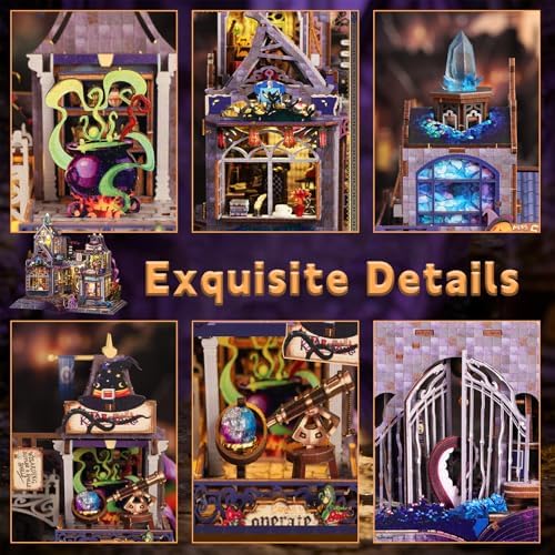YSWOOD WORLD DIY Miniature House Kit for Adults, Mini House Kit with LED - Image 4