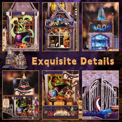 YSWOOD WORLD DIY Miniature House Kit for Adults, Mini House Kit with LED - Image 4