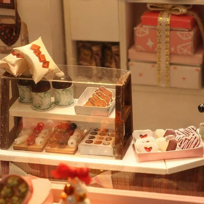 Miniature Wizardi Tiny Home Kit - Chocolatier Wooden Doll House Kit - Image 3