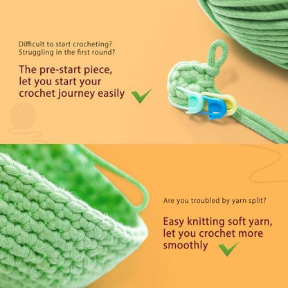 CrochetBox Animal Swing Crochet Kit for Beginners, Easy Craft for Adults - Image 6