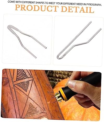 TEHAUX 20pcs Pyrography Wire Tips for Wood and Engraving Replacement Pen Nibs for Crafts Compatible Pyrography Machines Precision Carving Tools for Beginners and Adults - Image 6