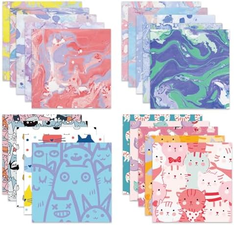Origami Paper Kit 100 Sheets, 6x6 Inch Double Sided 40 Vivid Colored Paper - Image 2