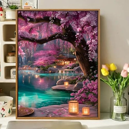 Tree Paint by Numbers Kit for Adults, Adult Paint by Number Kits 16x20 Inch - Image 2