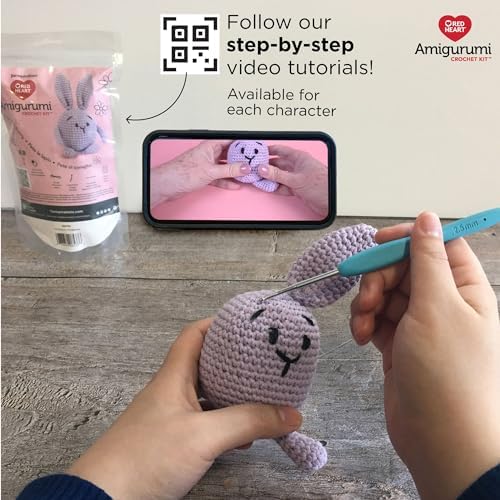 Red Heart Amigurumi Pete The Bunny Kit - Image 3