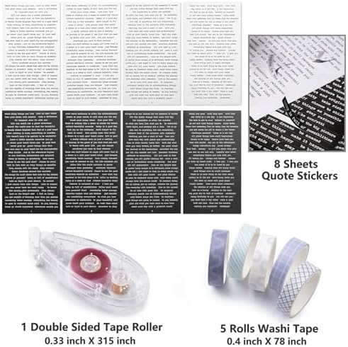JOYCHOIC Vintage Scrapbooking Supplies Aesthetic Journaling Kit, Scrapbook Papers Quote Stickers TN Notebook Large Collection for Bullet Junk Journal, Planner DIY Arts Craft Collage, Beginners - Image 5