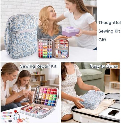 AMOIGEE Complete Sewing Kit for Adults with 230pcs Cute Sewing Supplies Kit - Image 6